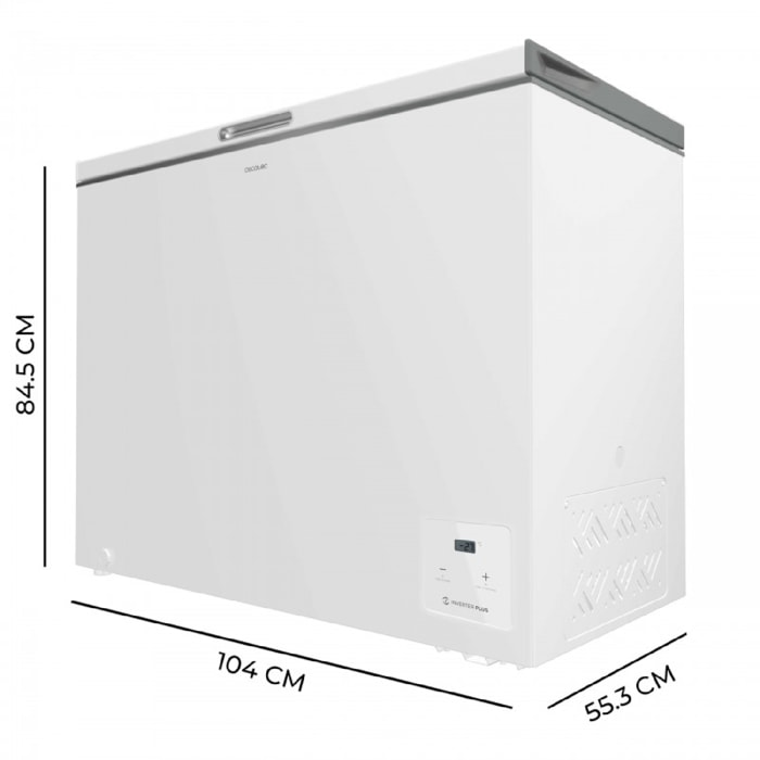 Cecotec Congelador horizontal Bolero CoolMarket Chest 254 White E