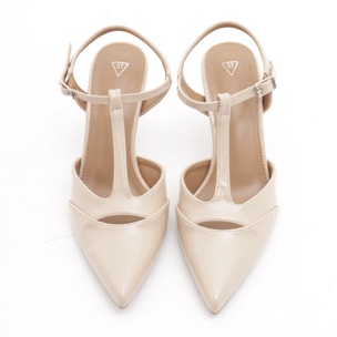 DECOLLETE' T-BAR CHOCOLA' BEIGE