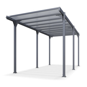 Carport camping car - Toit monopente - Hegoa 20