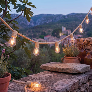 Guirlande solaire FANTASY CORD 20LED 13M