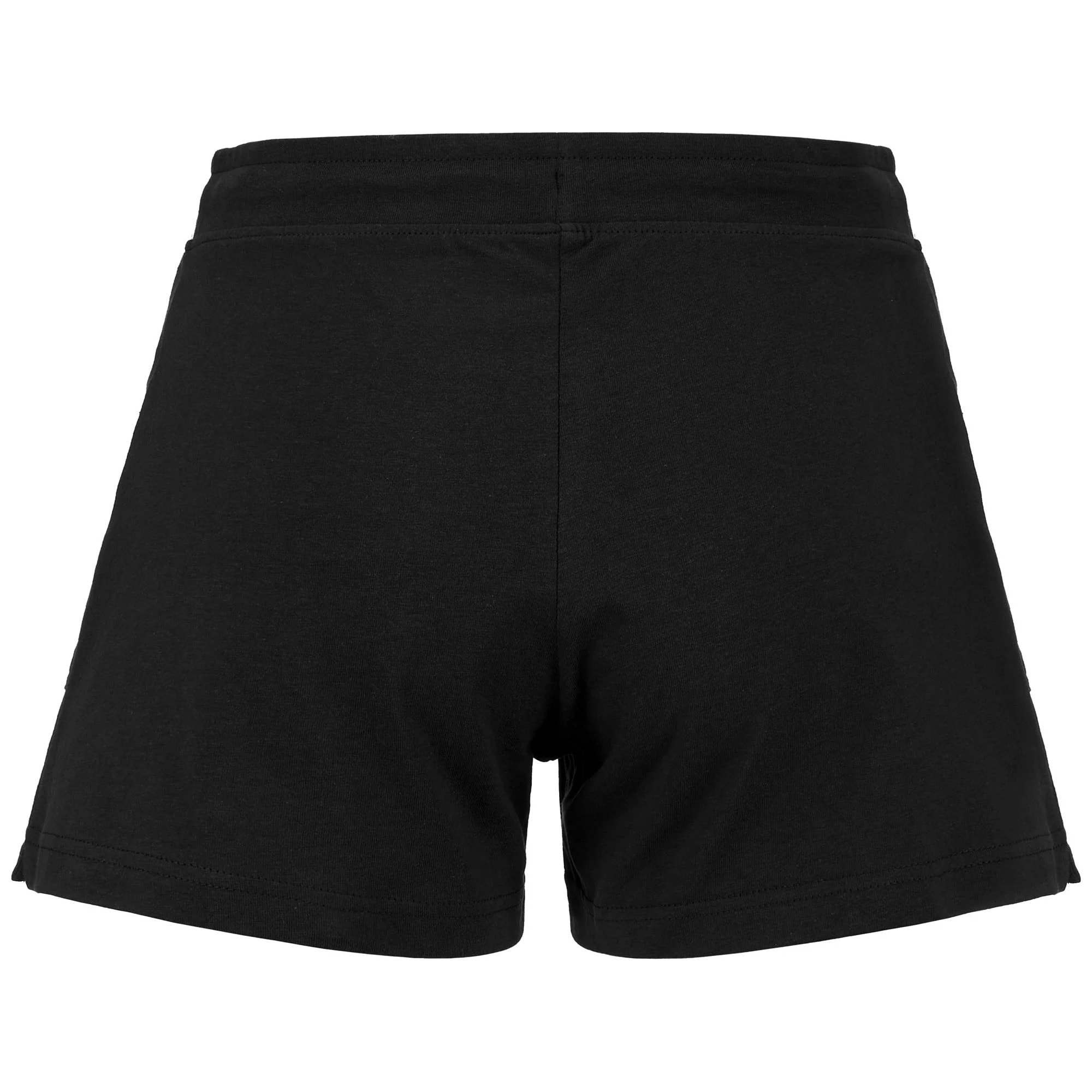 Kappa - Pantaloni Corti Donna Nero - Logo Caber