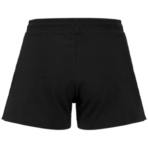 Kappa - Pantaloni Corti Donna Nero - Logo Caber