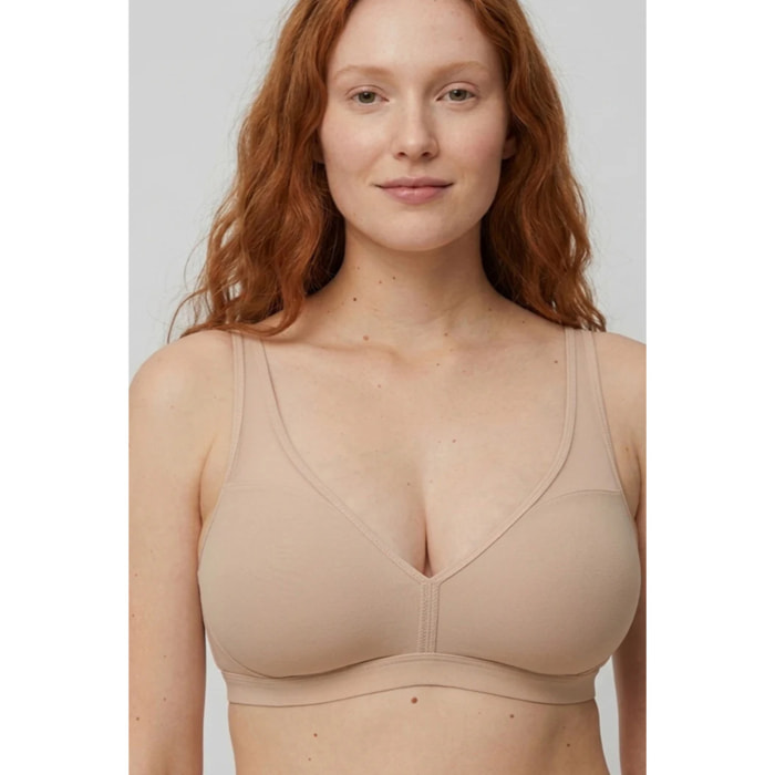 Reggiseno con ferretto non imbottito beige