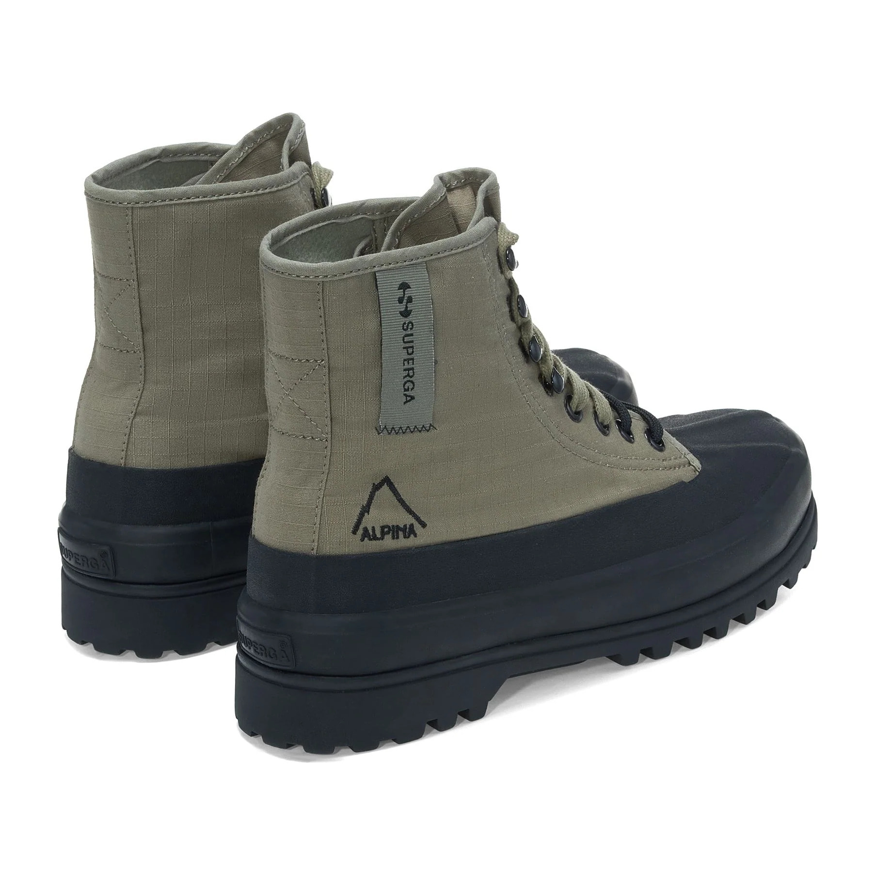 Superga - Botines Unisex Verde - 2481 ALPINA RIPSTOP