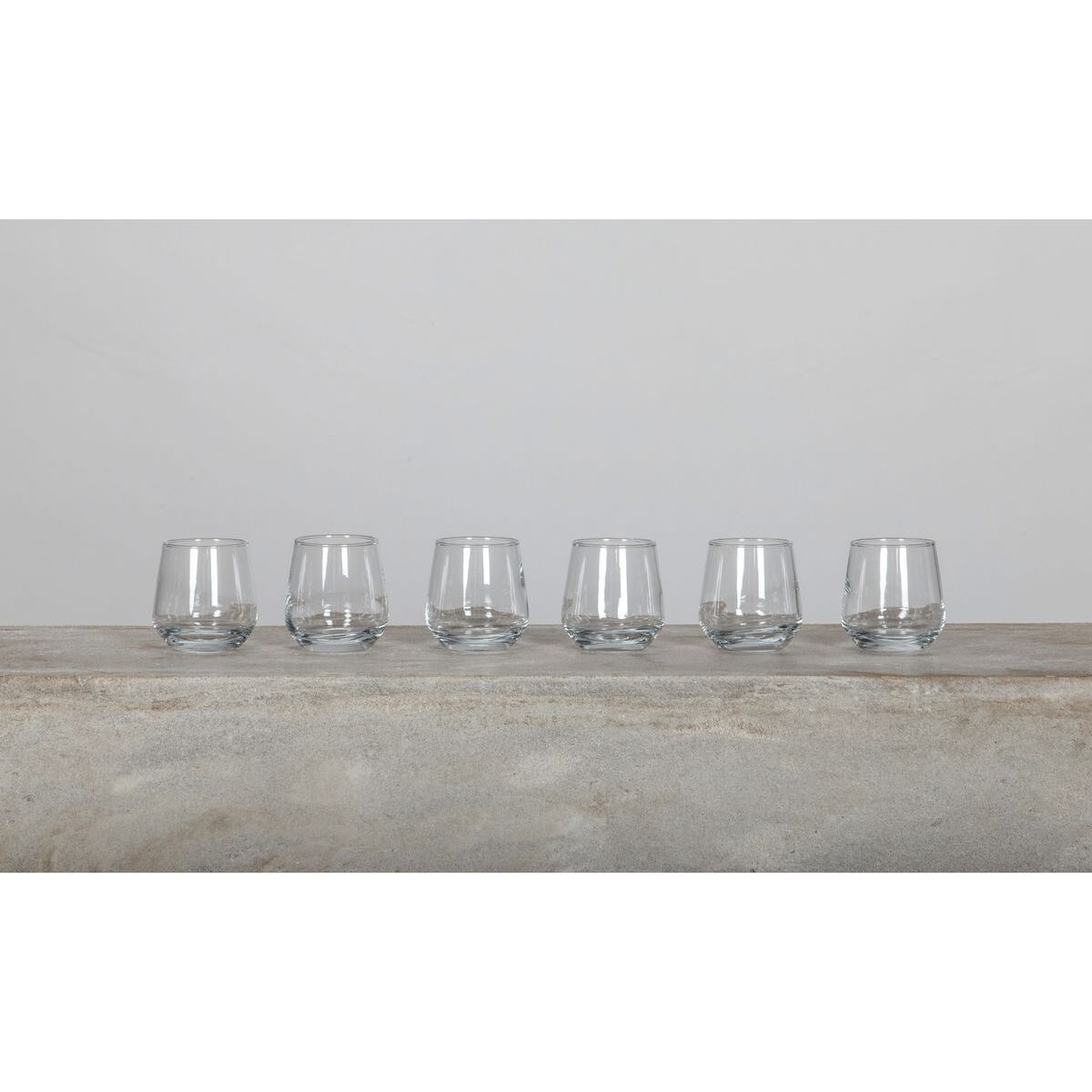 Lot de 6 verrines 9,5cl en verre REGAL