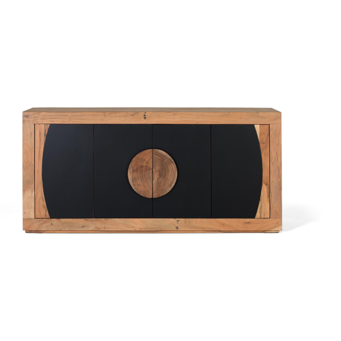 Aparador de Madera de Acacia Estilo Rústico Contemporáneo