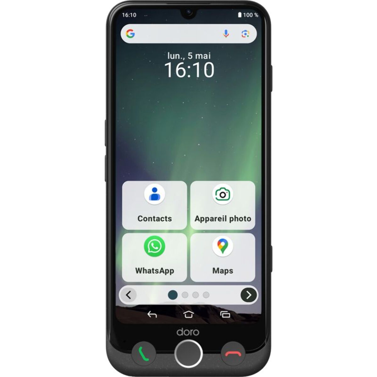 Smartphone DORO Aurora A30 4G+ Etui + Protège écran