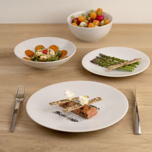 Eze - Assiette salade et pâtes (lot de 6)