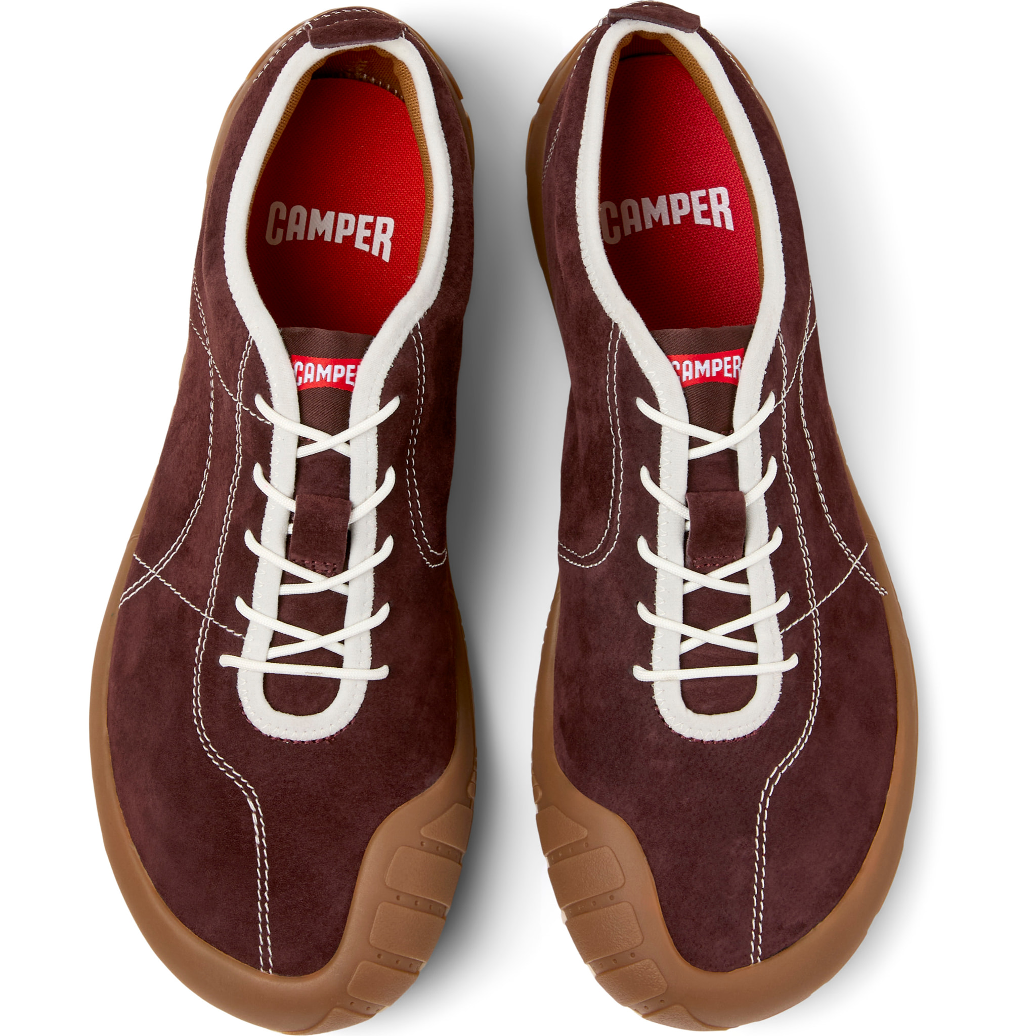 Sneakers - CAMPER Peu Path - Bordeaux - Nubuck