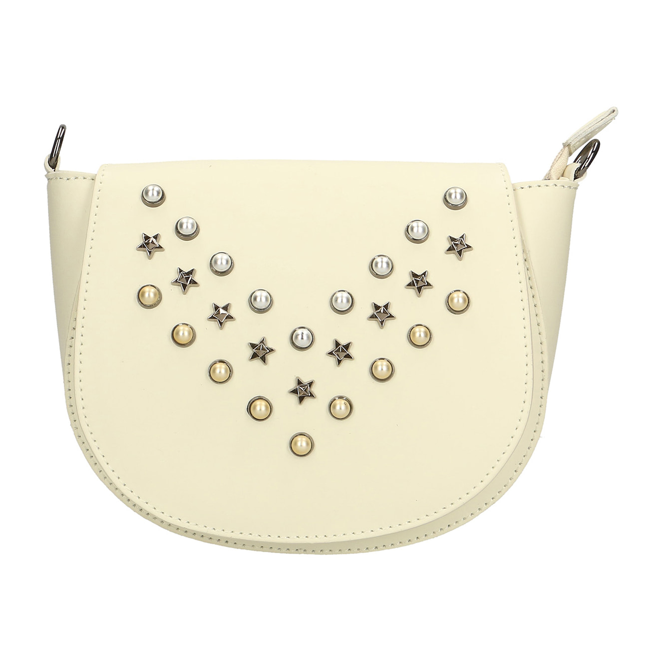 Borsa a tracolla da donna In Vera pelle Made in Italy 20x17x7 cm