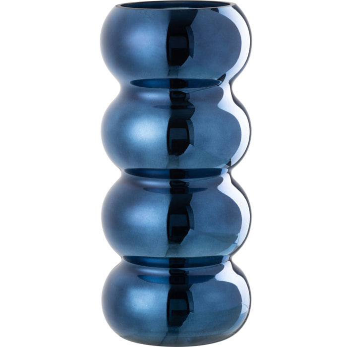 J-Line vase Rups - verre - bleu - 30 cm de hauteur