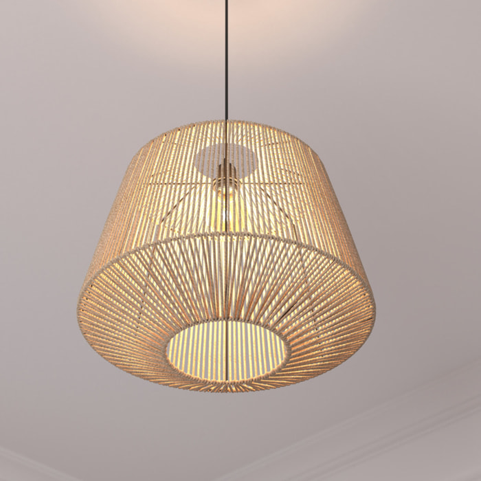 Suspension "Jily" beige D48cm