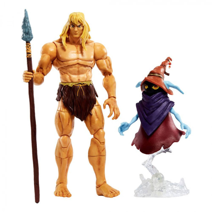 Masters Of The Universe: Revelation Masterverse Action Figures 2022 Deluxe Savage He-Man & Orko 18 Cm Mattel