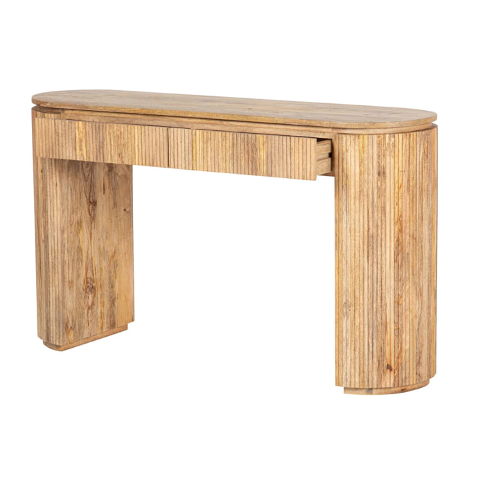 Consola Madera Mango Marron Myra 140x40x80 Cm