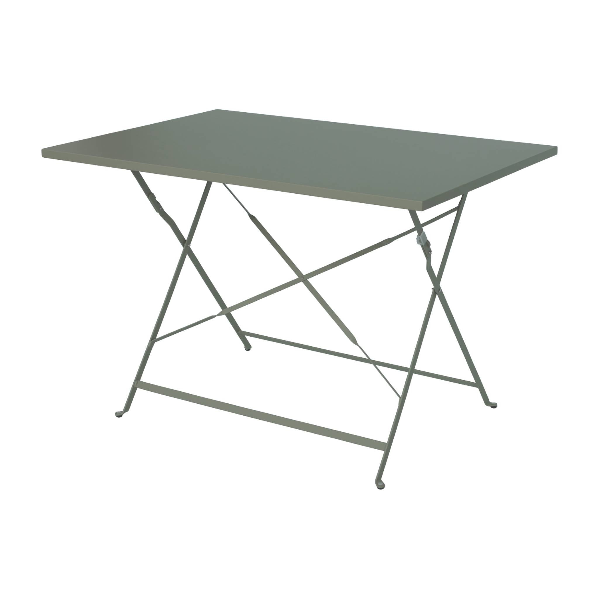 Table de jardin bistrot pliante métal + 4 assises EMILIA