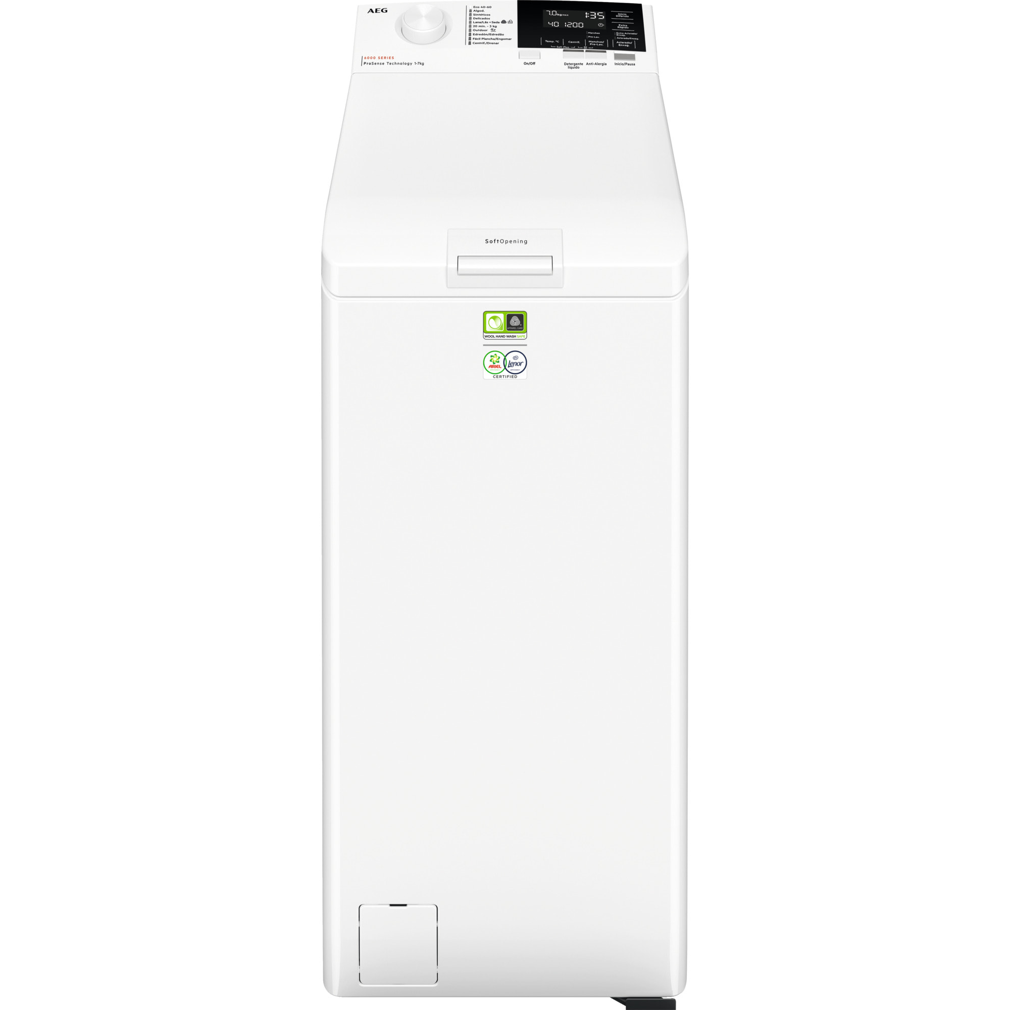AEG Lavadora de carga superior Serie 6000 ProSense® de 7.0 kg LTA6G7331E