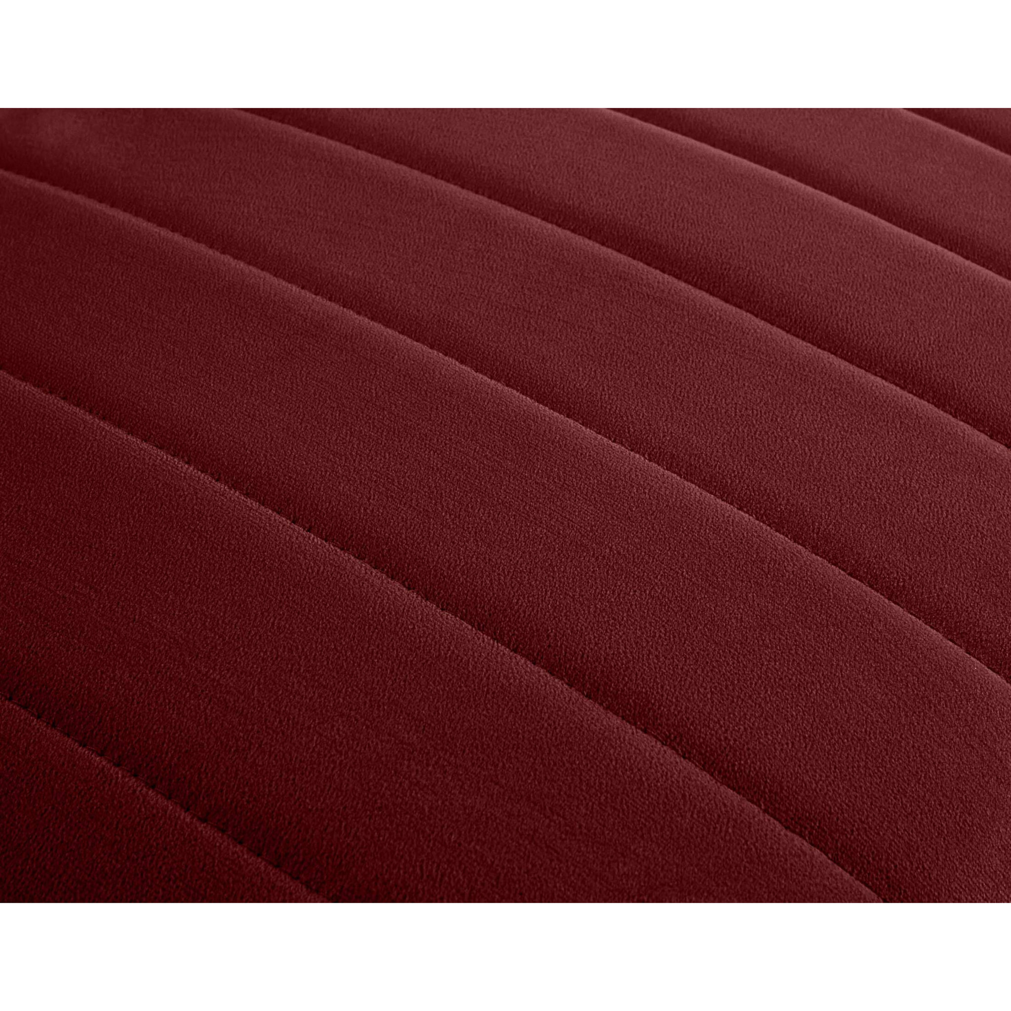 Nova - canapé modulable 3 places - en velours - Rouge