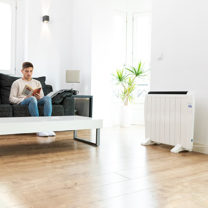 Radiador Eléctrico Bajo Consumo Ready Warm 1800 Thermal Connected 8 Elementos, 1