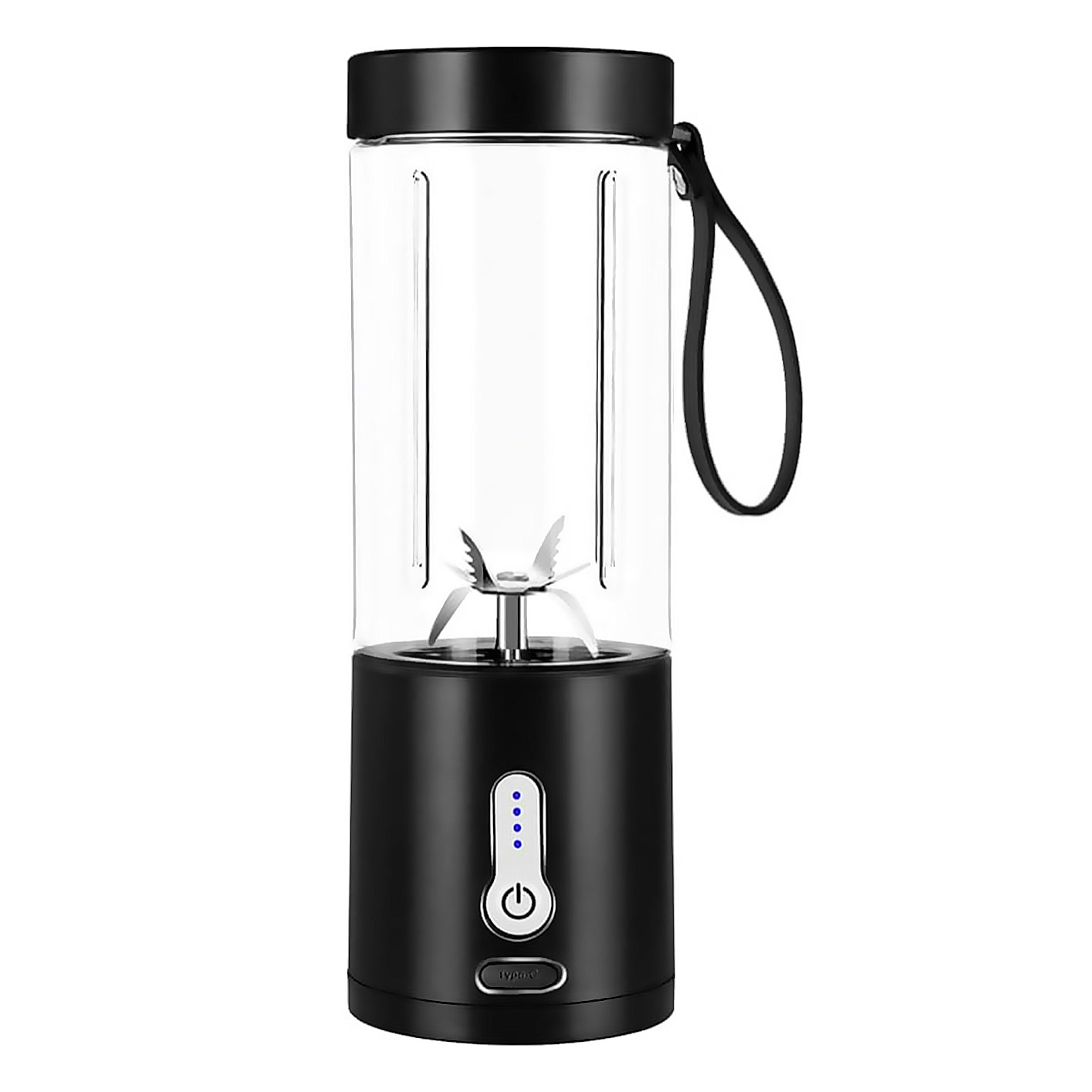 Batidora portátil HD-05 de 420 ml con potente motor de 240W, con batería recargable de 4000mAh.