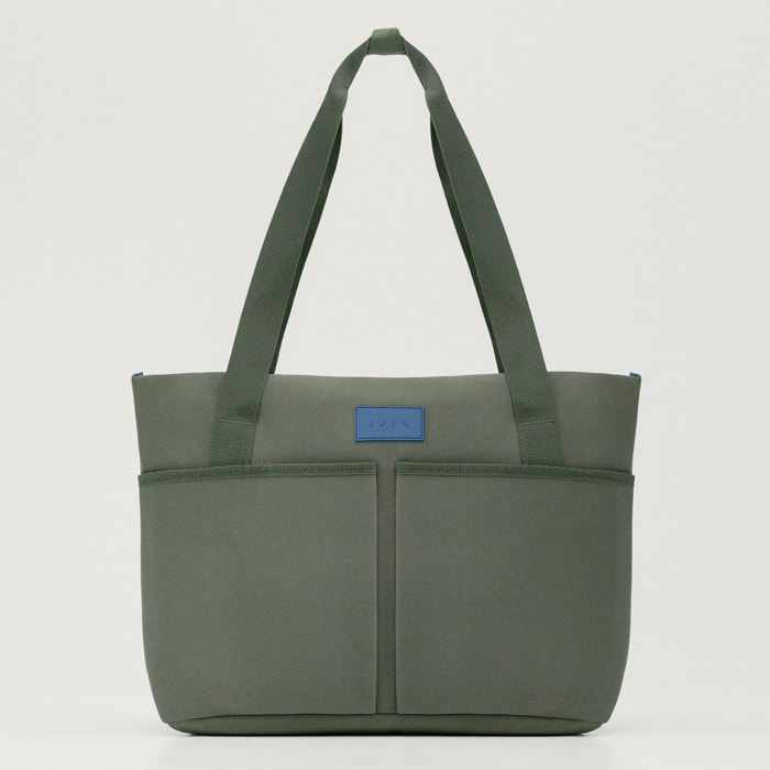 Bolso shopper Nest - caqui claro y azul