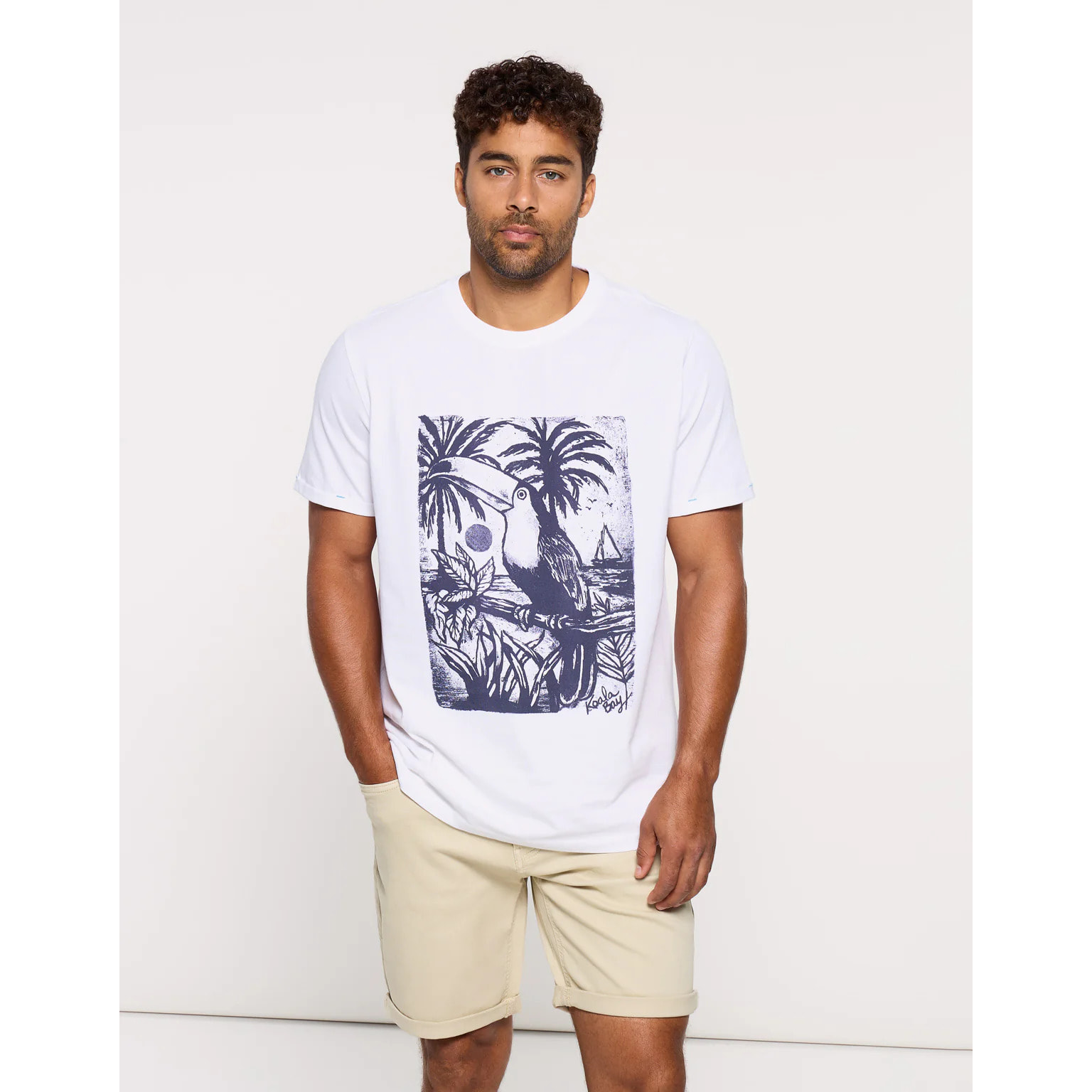 Camiseta Manga Corta Blanco - Mazer