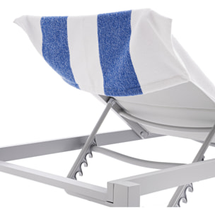 FUNDA DE SILLA DE PLAYA CON ALMACENAMIENTO  AZUL BENETTON