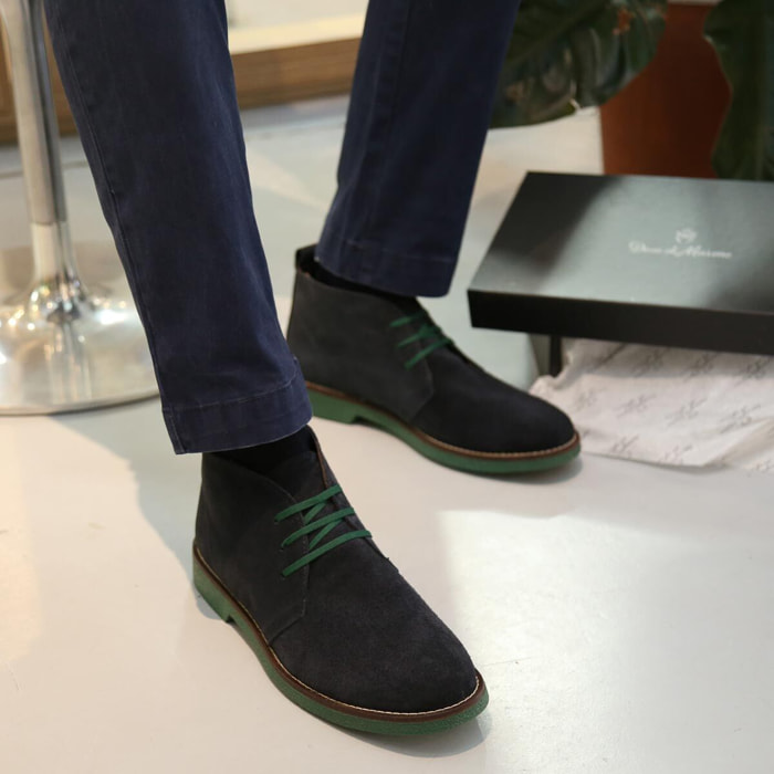 Botin para Hombre - Duca di Morrone Juri Suede Green