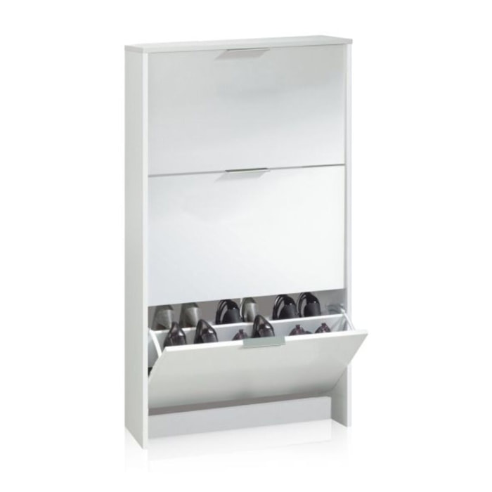 Zapatero Remi de 3 puertas Blanco