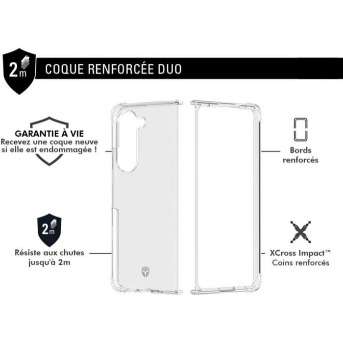 Coque FORCE CASE Z Fold 5 Duo Transparent