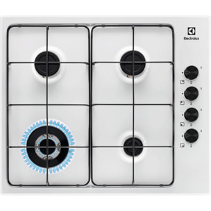 Electrolux Piano cottura a gas Serie 300 Slim side control 60cm EGS6414W