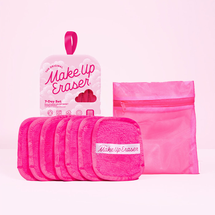 Original Pink 7-Day Set  - Serviette Démaquillante Réutilisable x7