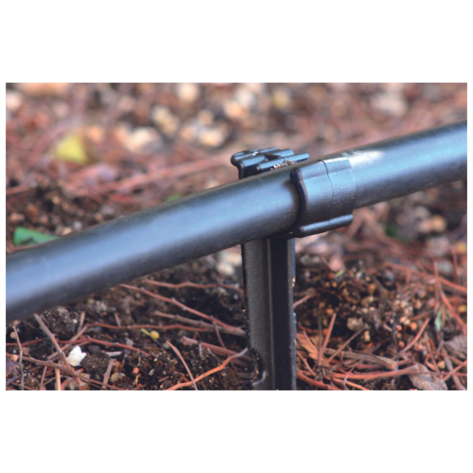 PLANETA HUERTO | Piqueta Sujeción Tuberías 16 mm 25 ud – Fijación Segura para Instalaciones de Riego