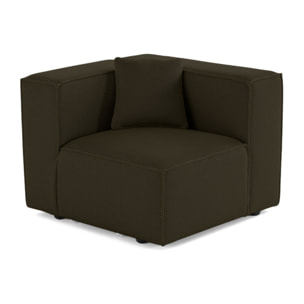 Arty - module d'assise droit - en tissu mailles 3D - Vert