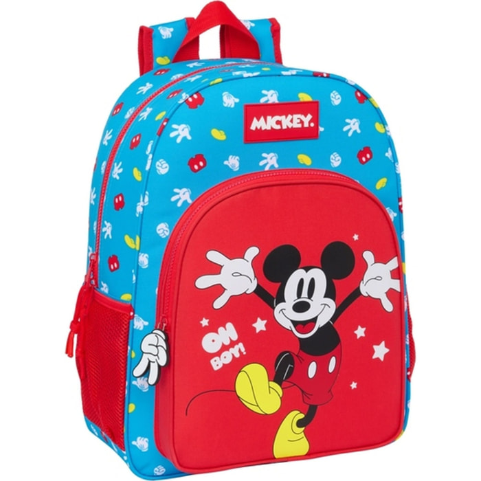 Mochila de 33 cm adapt.carro mickey mouse "fantastic"
