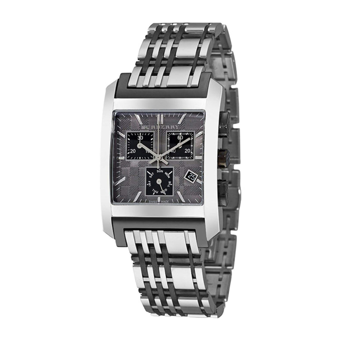 Reloj Burberry BU1561 Hombre Analogico Cuarzo con Correa de Acero inoxidable