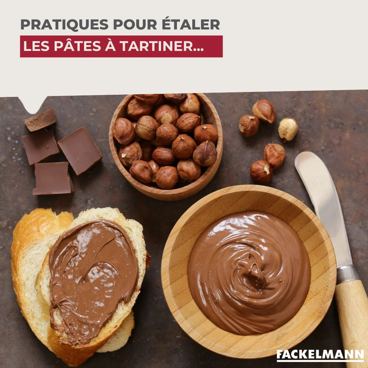 Ensemble de 4 Couteaux à beurre 18 cm Fackelmann Sybarys