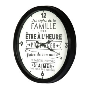Horloge La Vie En Famille
