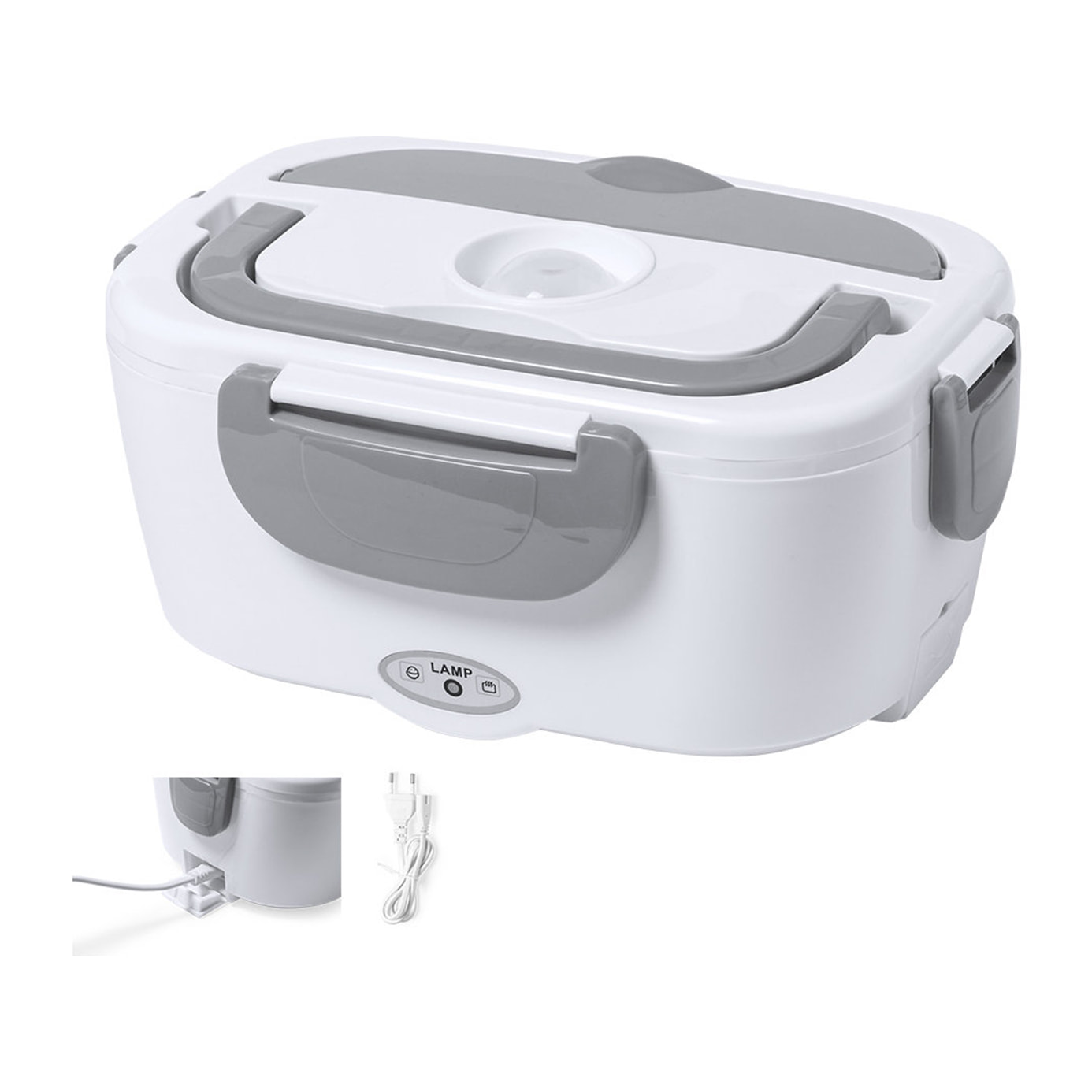 Contenitore per il pranzo elettrico Calpy. 40W, 1 litro di capacità. ABS privo di BPA.