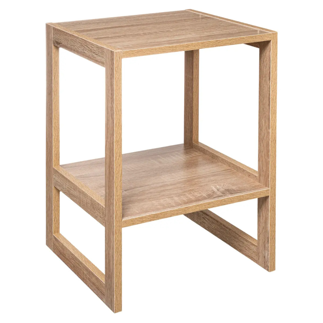 Étagère empilable 1 case "Mix N' Modul" effet bois naturel
