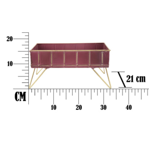 SVUOTATASCHE GLAM BORDEAUX CHARME 1921 BICOLORE