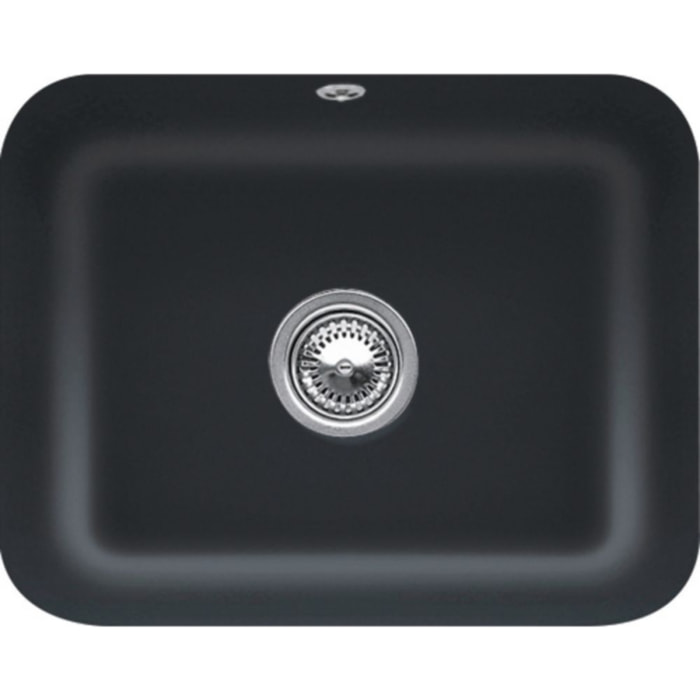Evier 1 bac Villeroy et Boch Cisterna 60C Pure Black CeramicPlus