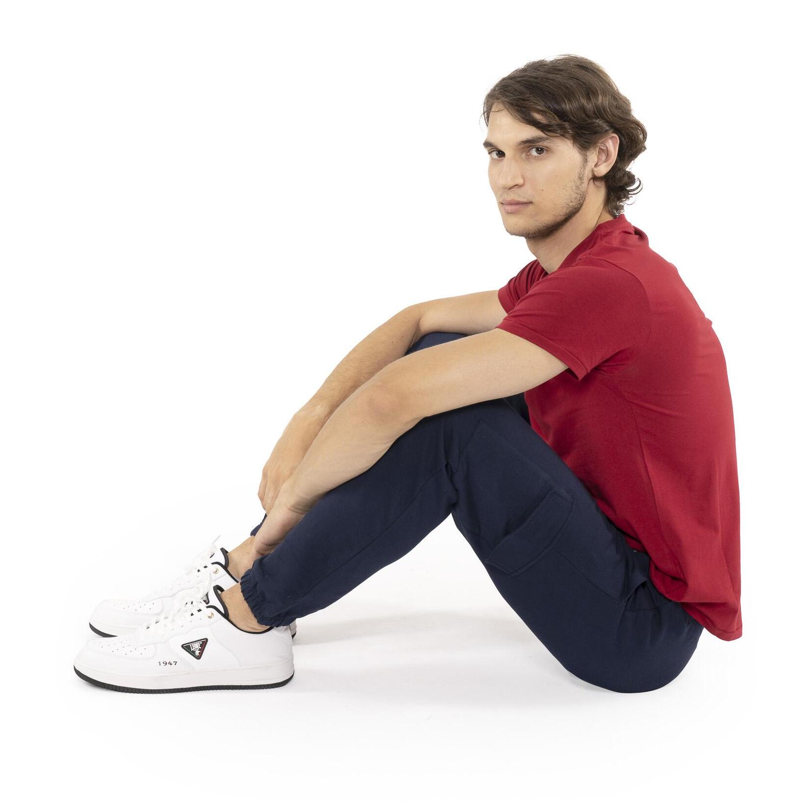 Pantalone cargo da uomo con logo piccolo "Basic"