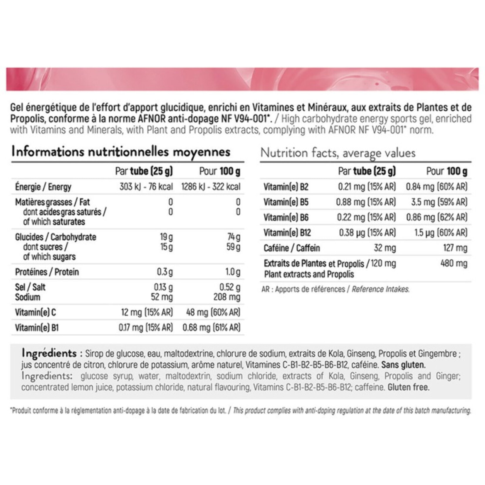 STC NUTRITION - Over Blast Boost - Gel énergétique enrichi en complexe dynamisant - Norme anti-dopage  - 10 dosettes