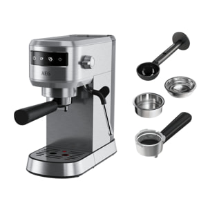 AEG Maquina de café espresso de 1 litro capacidad y 15 bares de presión EC6-1-6ST