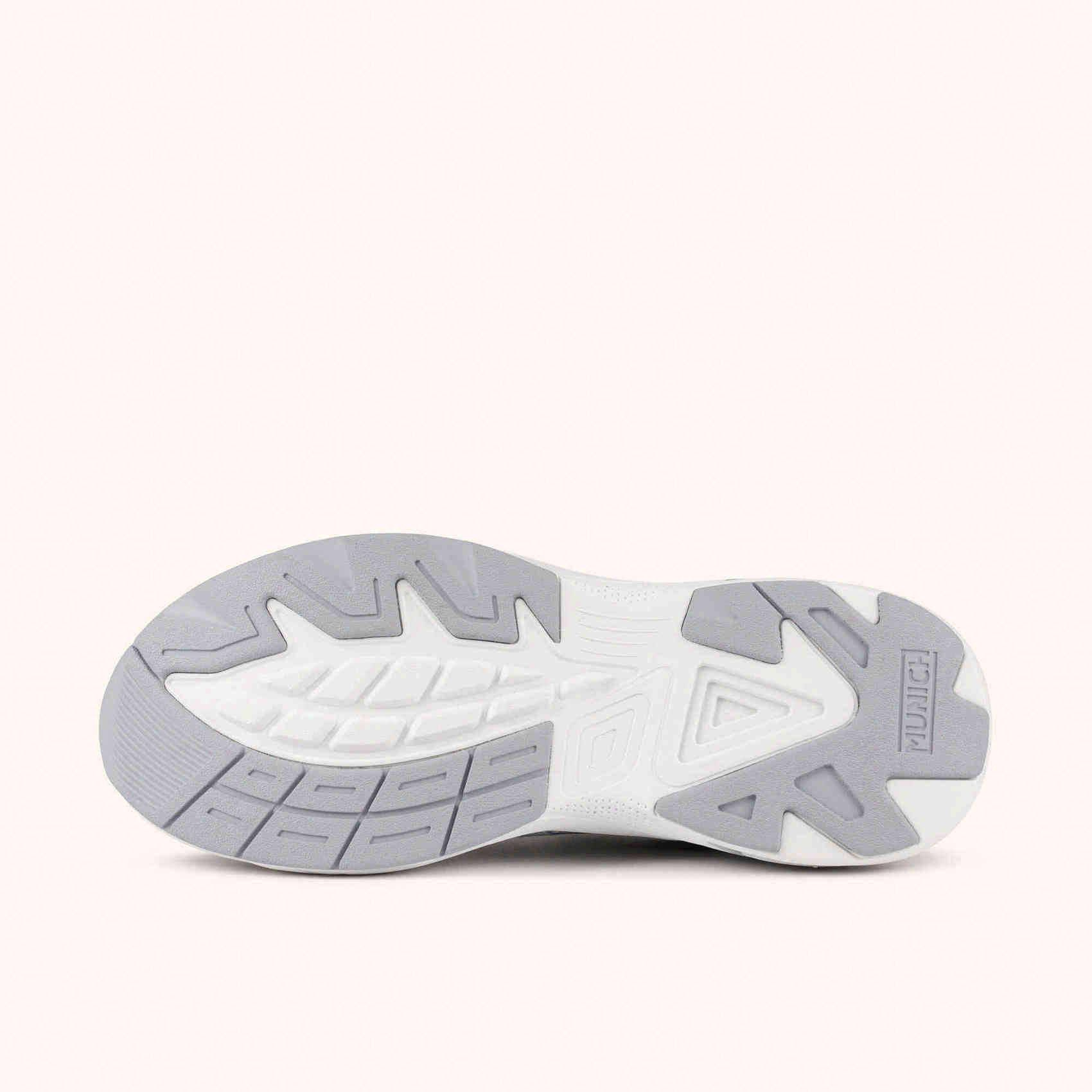 MUNICH M2000 09 Sneakers Retro Running Gris y Plata