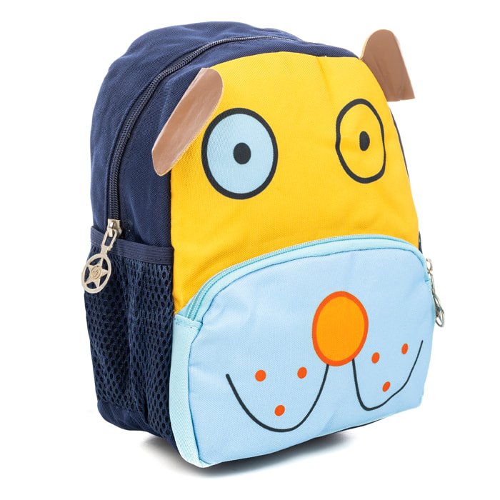 Mochila infantil con diseño de Perro. Con hombreras acolchadas, transpirables y ajustables.