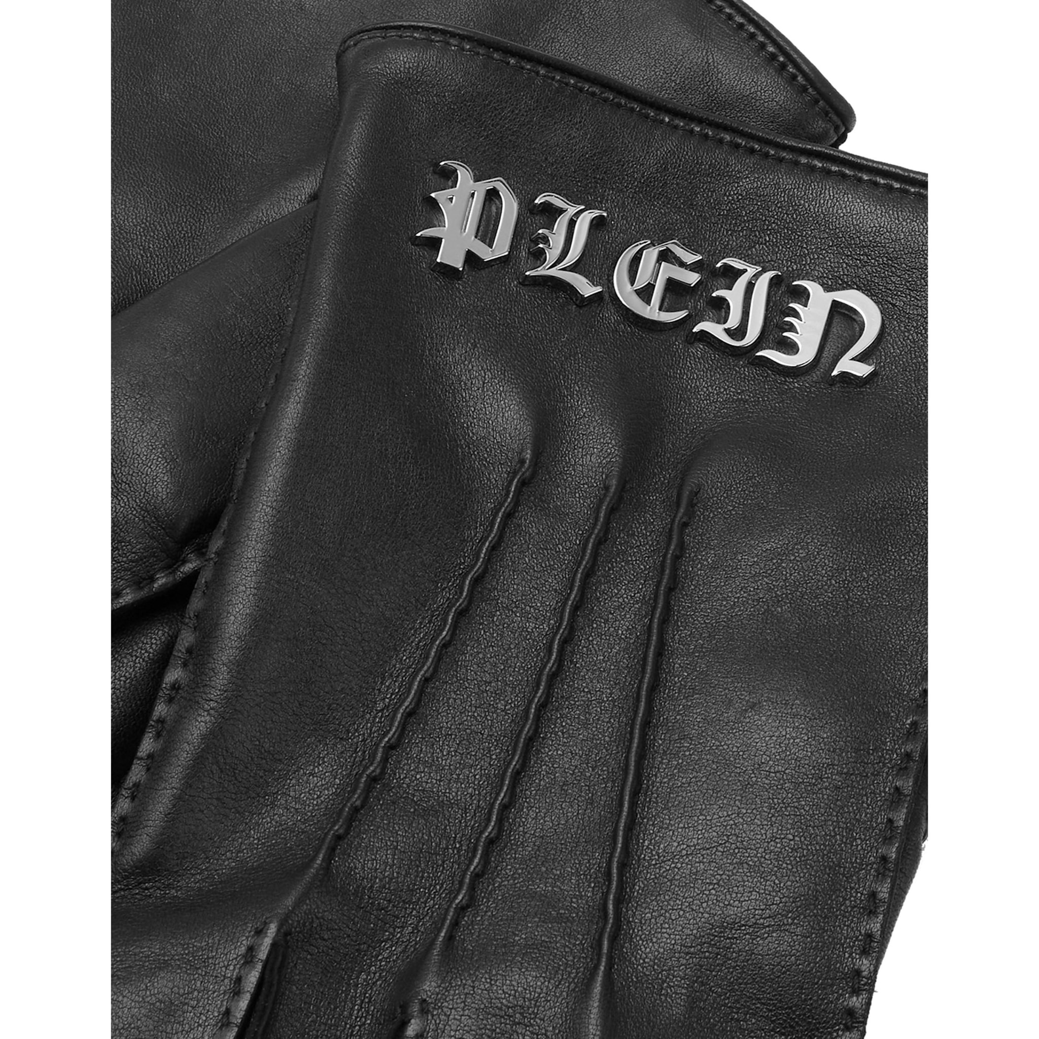 PHILIPP PLEIN Guanti di media lunghezza GOTHIC PLEIN
