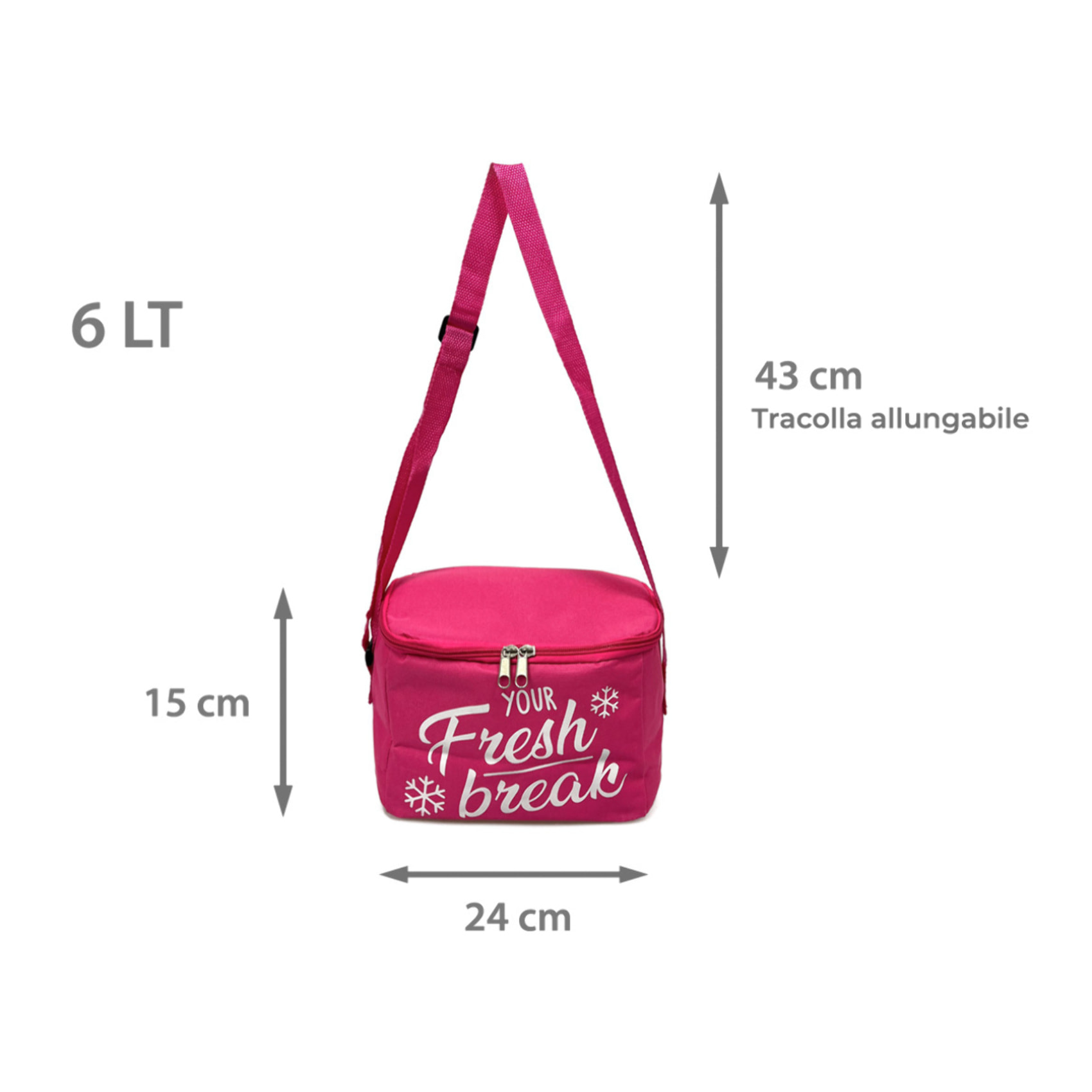 Borsa Termica Mare Spiaggia Fresh Break 6L
