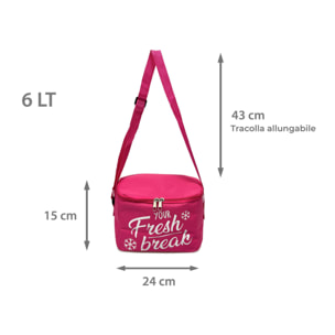 Borsa Termica Mare Spiaggia Fresh Break 6L