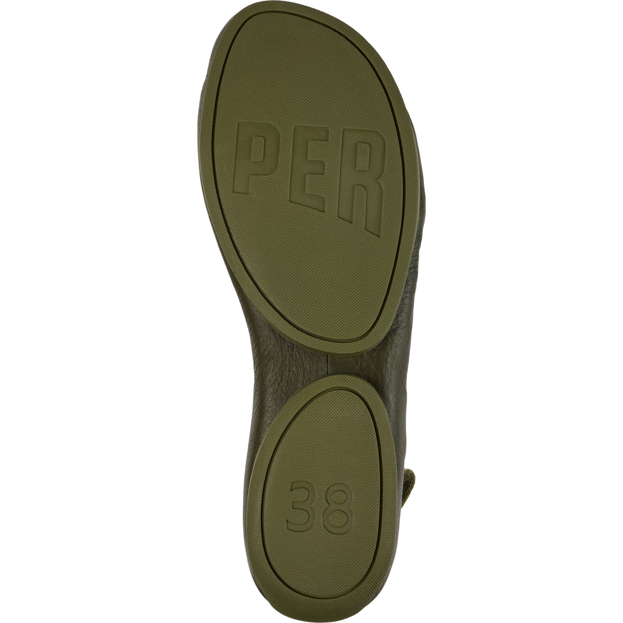 Sandalias - CAMPER Right Nina - Verde - Textil técnico (poliéster reciclado)